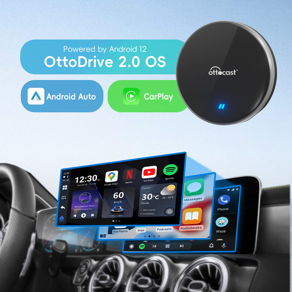 🎃🎃Halloween Sale-35%OFF & GET 1 FREE Bluetooth Control⚡OttoAibox P3 Lite CarPlay AI Box