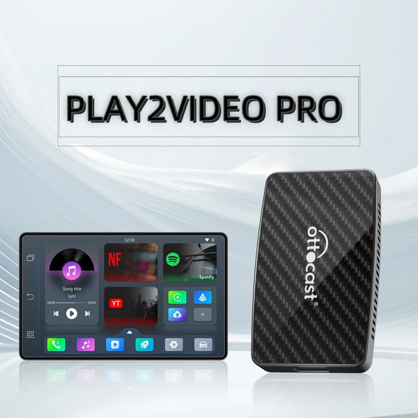 Play2VIDEO PRO - Watch Video / Wireless CarPlay / Wireless Android Auto 3-in-1