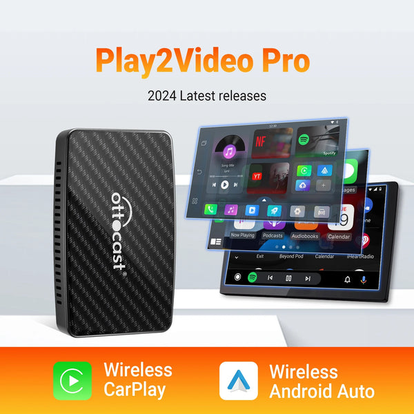 🎄🎄Christmas Early Bird Sale -49%OFF⚡Play2VIDEO PRO - Watch Video / Wireless CarPlay / Wireless Android Auto 3-in-1